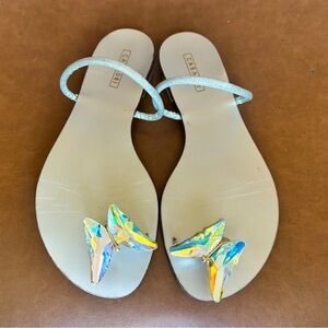 Casadei Butterfly toes sandals